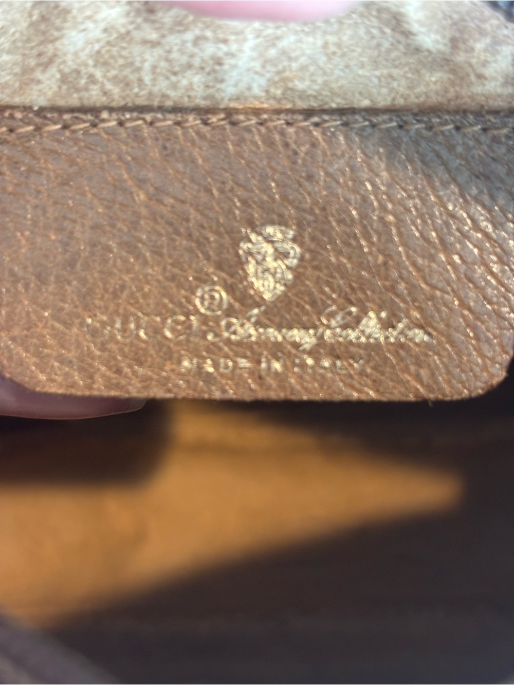 Gucci Beige/Brown Monogram Crossbody with Green-Red Web - Picture 4 of 16